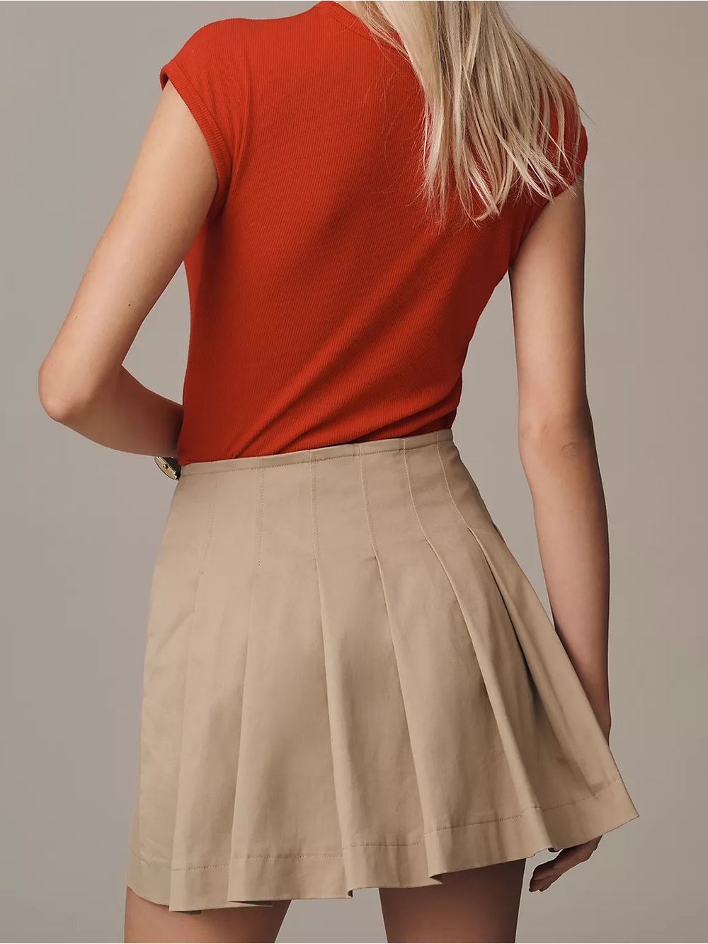 NWT Anthropologie Maeve Reworked Pleated Mini Skirt - Picture 3 of 10